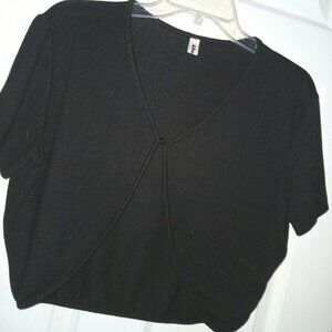 Black Knit Shrug
